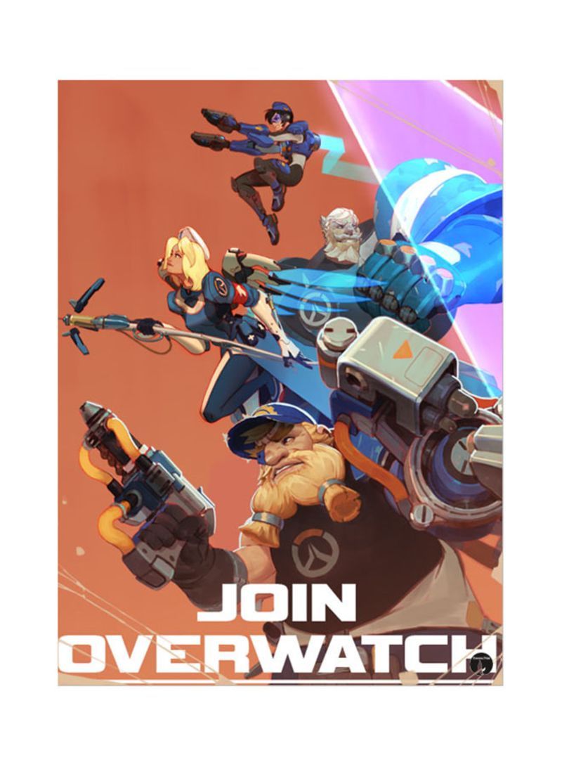 RKN The Video Game Overwatch Mouse Pad Multicolour