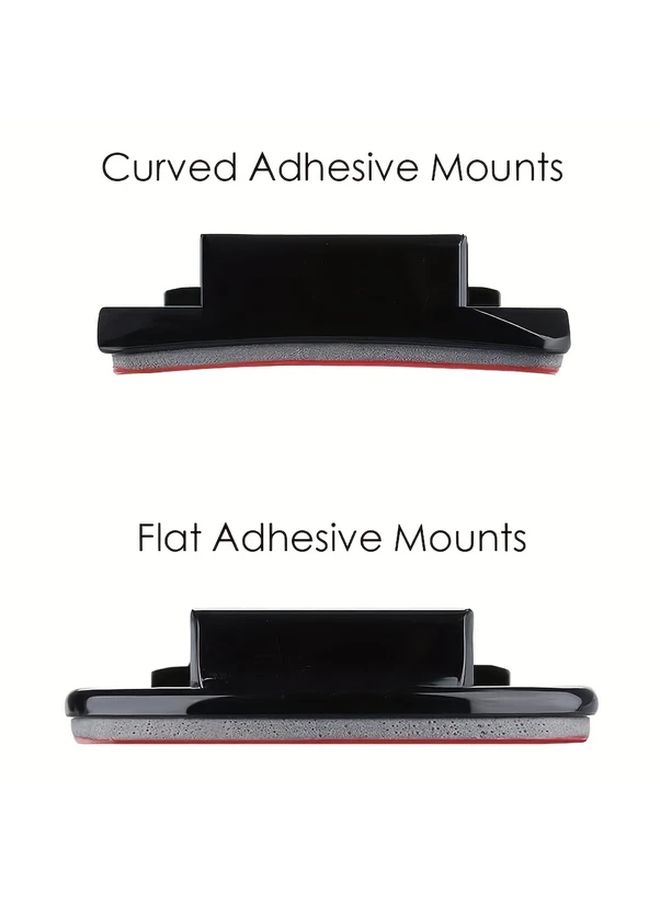 Hero Adhesive Mount 8pcs 2 Flat 2 Curved for Action Cameras Helmet Mounting - Image 5