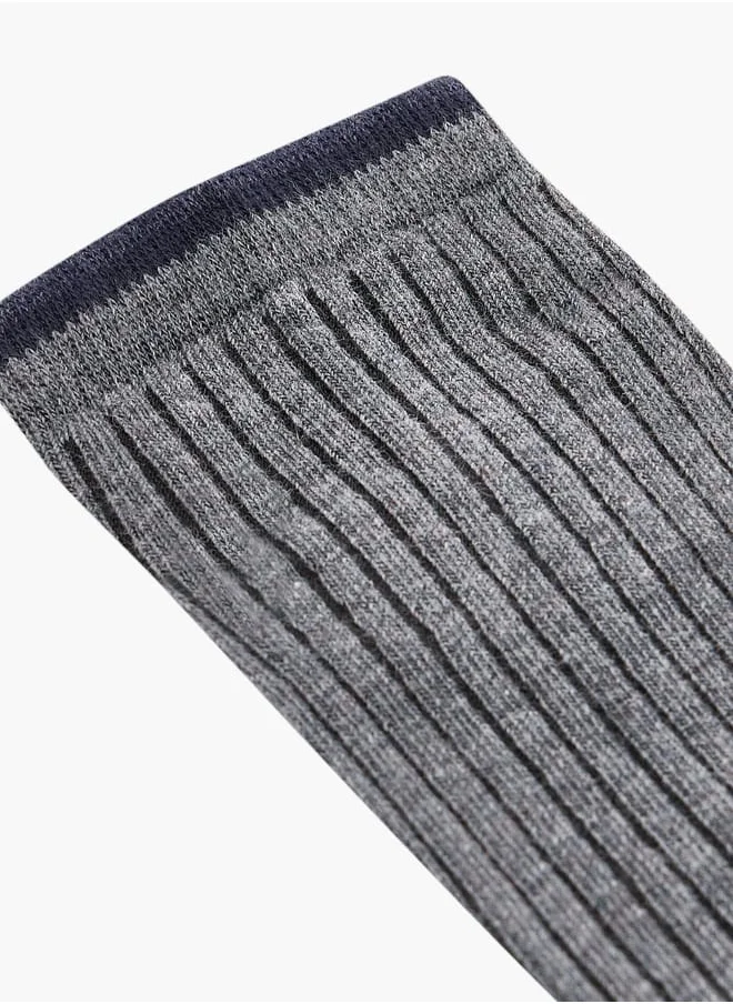 لي كوبر Textured Ankle Length Socks - Set of 5