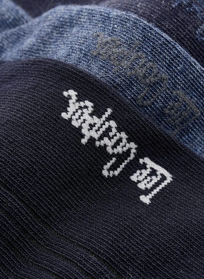 لي كوبر Textured Ankle Length Socks - Set of 5
