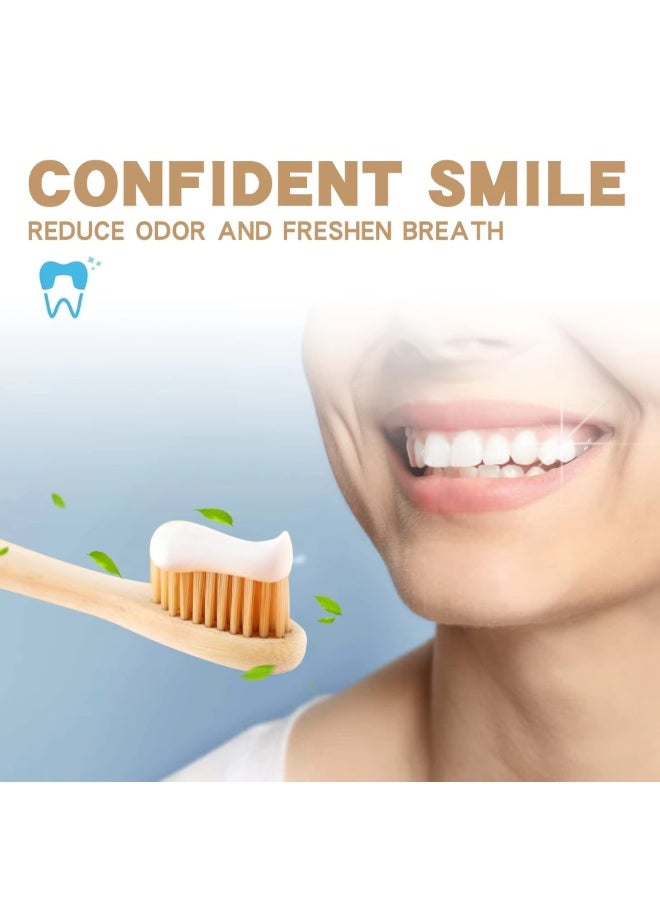 EELHOE - 120g Probiotic Bright White Fresh Toothpaste Super Probiotic 4 Toothpaste for Whitening and Removing Stains Teeth Whitening Toothpaste Advanced Whitening Formula Enamel Protection Ultra Brightening Toothpaste - Image 1