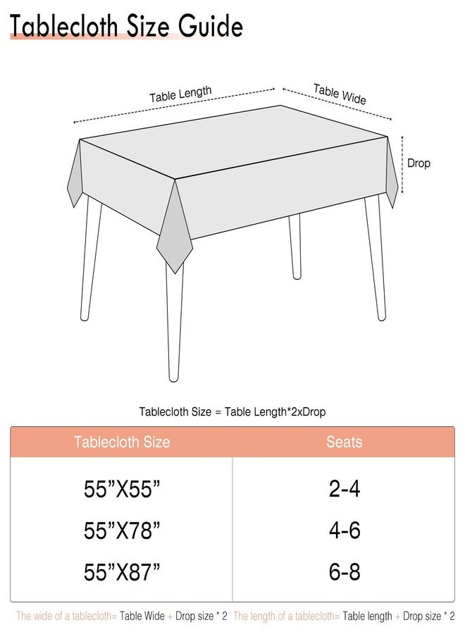 FAVE Peony Gold Tablecloths Vinyl Tablecloth for Kitchen Dining Table Wipeable PVC Tablecloth Cover for Rectangle Table (Gold,55”x78”) - Image 3