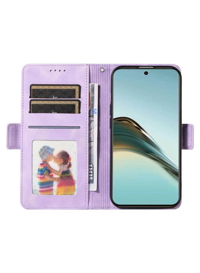 اس-توب جراب لهاتف Realme 13 Pro / 13 Pro+ / P1 Pro جراب هاتف جلدي منقوش عالميًا على شكل معين مرصع بالنجوم - Image 4