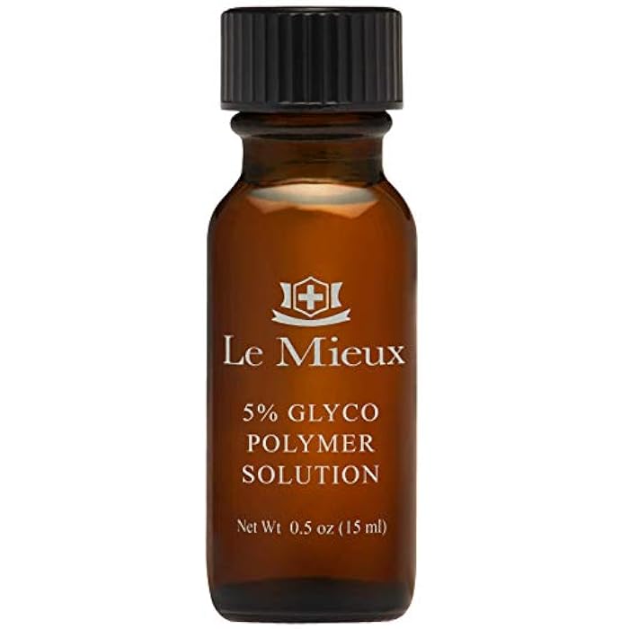 Le Mieux 5% Glyco Polymer Solution - Glycolic & Lactic Acid Micro Peel Serum, Exfoliator for Uneven Skin Texture, Peeling Solution for Face (0.5 oz / 15 ml) - Image 1