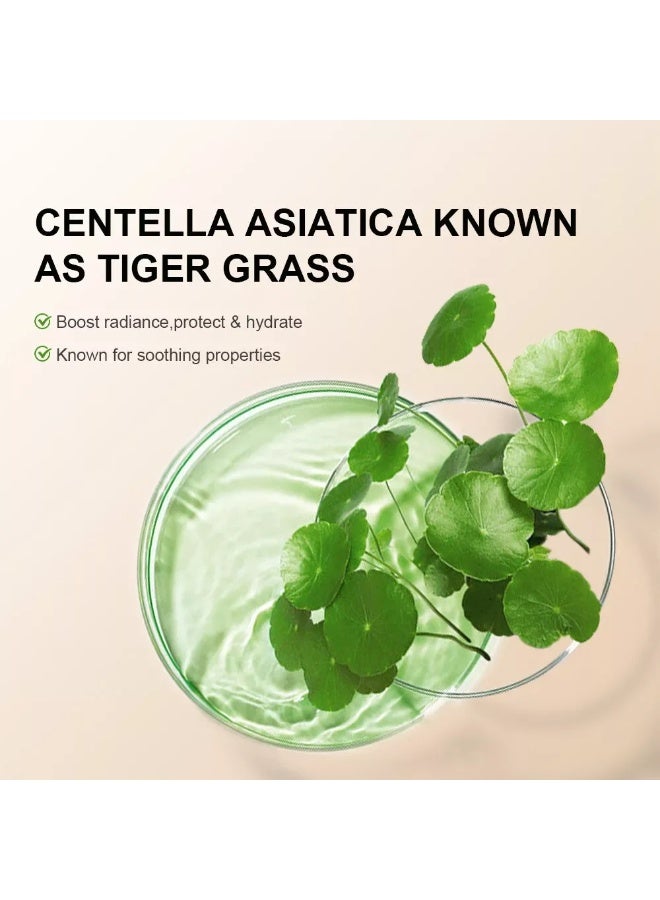 ibcccndc Color Correcting CC Cream With Centella Asiatica - Redness & Blemish Concealer, Acne Marks Coverage, SPF 25 Tinted Moisturizer for Even Skin Tone, Lightweight Base Makeup (Light) - Image 3