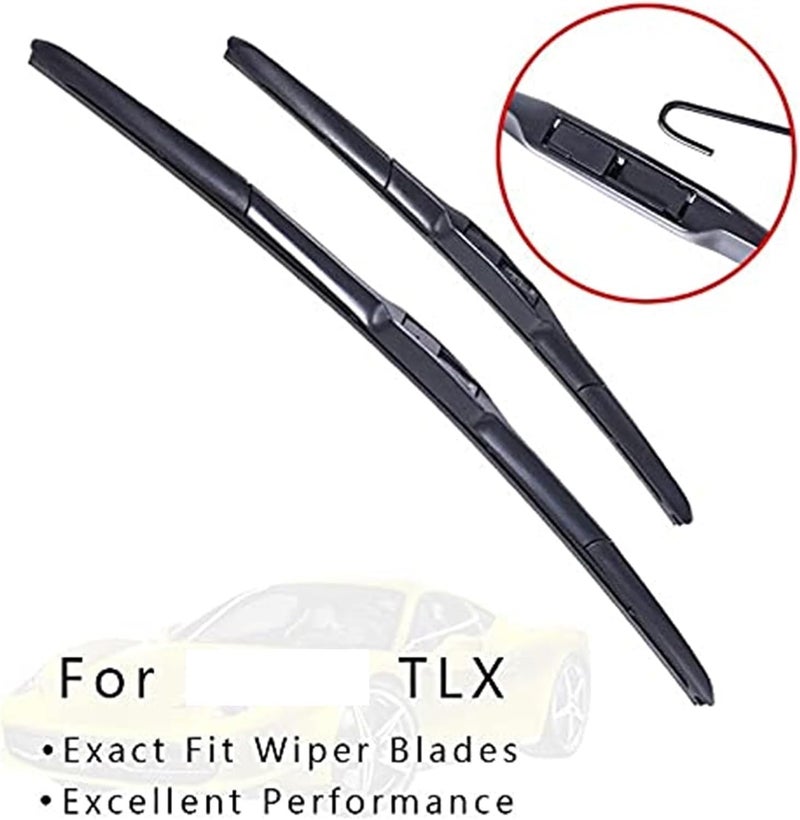 QASULER Windshield Wiper Blades for Acura TLX 2015-2017 - Image 4
