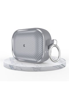 Generic Case Cover For AirPods Pro 2 Photo Frame Carbon Fiber Series Earphone Case Dark Grey 