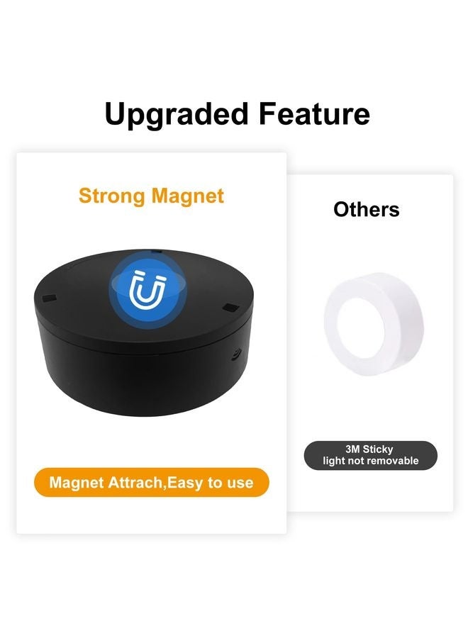 هومستر 3 حزمة من بطاريات الرسم الضوئي المغنطيسي مع 3 أوضاع الإضاءة، البعيد و المؤقت المؤقت ضوء العرض لإطار الرسم البياني الصورة طولي، أضواء حامل التزيين اللاسلكي للجدار - Image 5