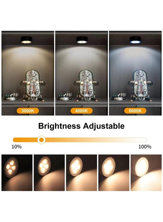 هومستر 3 حزمة من بطاريات الرسم الضوئي المغنطيسي مع 3 أوضاع الإضاءة، البعيد و المؤقت المؤقت ضوء العرض لإطار الرسم البياني الصورة طولي، أضواء حامل التزيين اللاسلكي للجدار - Image 3