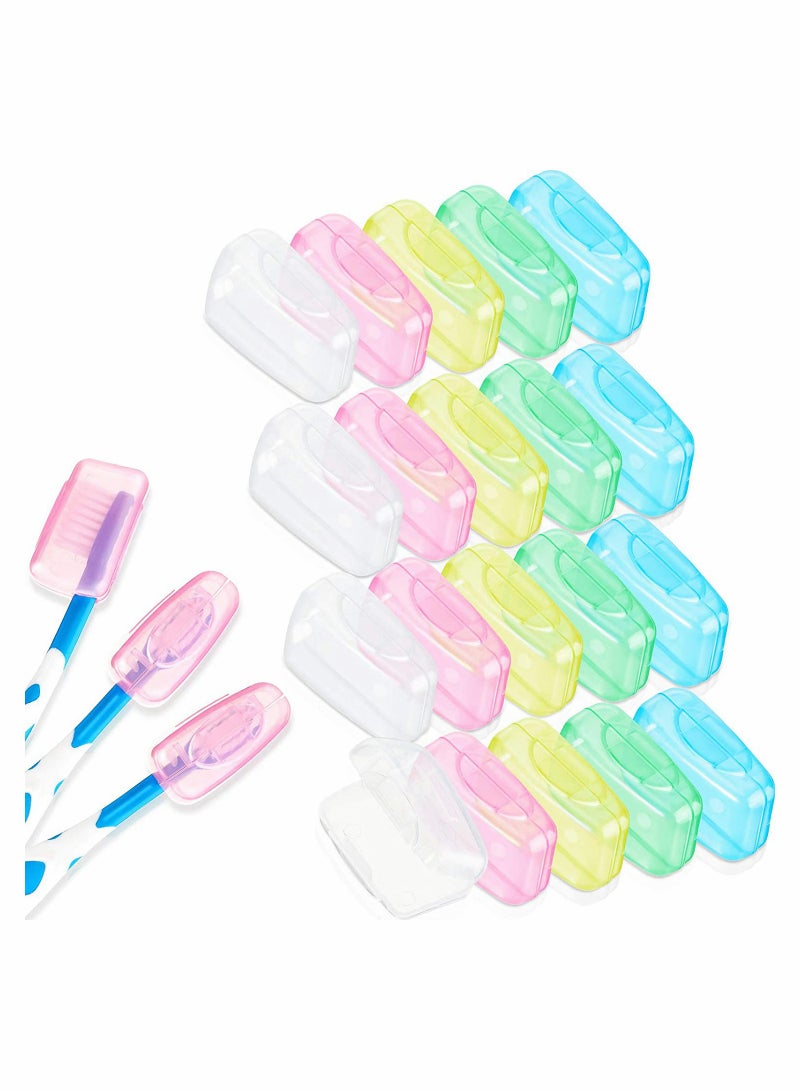 Travel Toothbrush Head Protectors, Portable Toothbrush Head Cases - Image 1