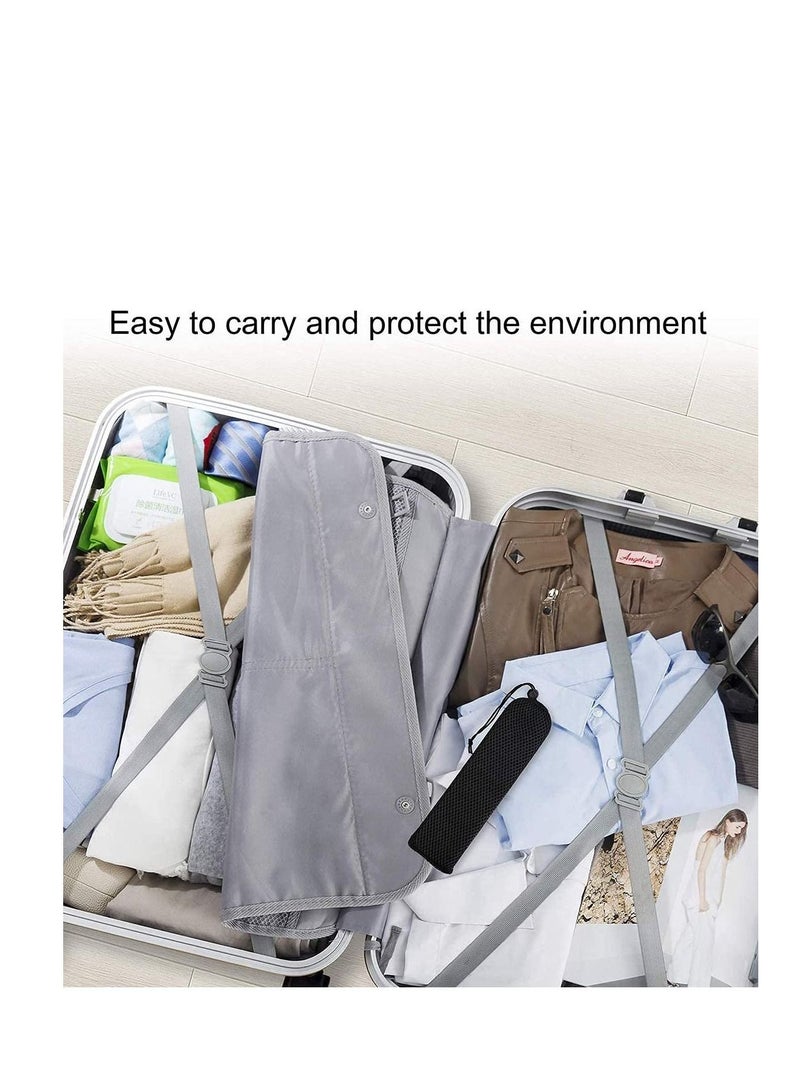 Travel Cutlery Set, Stainless Steel Cutlery Set Portable Camp Reusable Flatware ware,Include Fork Spoon Chopsticks with Case for Hiking Traveling Camping or School Lunch Gold - Image 3