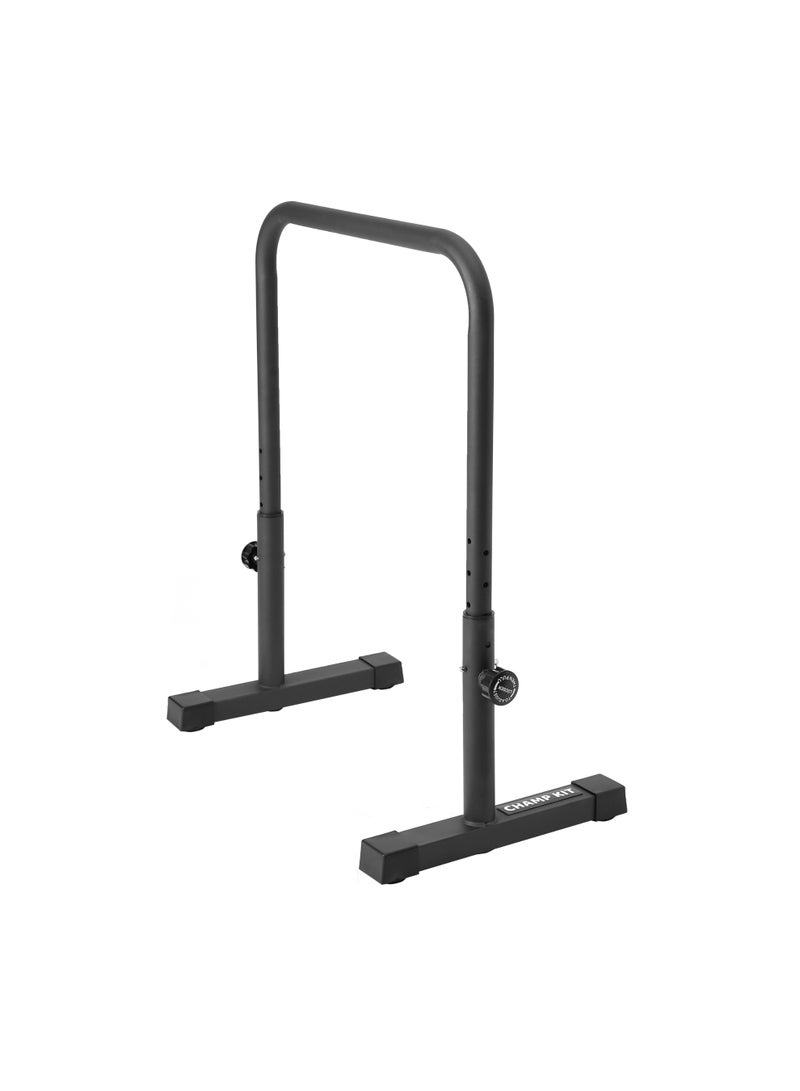 تشامب كت جهاز ديب بار للمنزل – بار متوازي لتدريب الصدر والكتف والترايسبس - Image 2