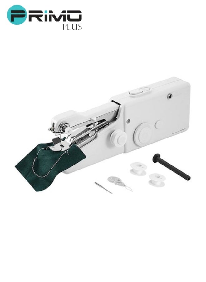 بريمو بلس ماكينة خياطة يدوية ومحمولة لخياطة دقيقة للملابس والأقمشة. - Image 1