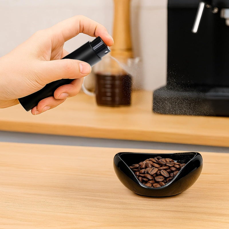 Ceramic Coffee Bean and Tea Dosing Cup Set with Spray Bottle and Compact Tray - Image 4