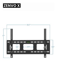 zenvo X Tilting TV Wall Mount Bracket for 26'' to 63'' Screens – Heavy Duty & Space-Saving Design  - Image 2
