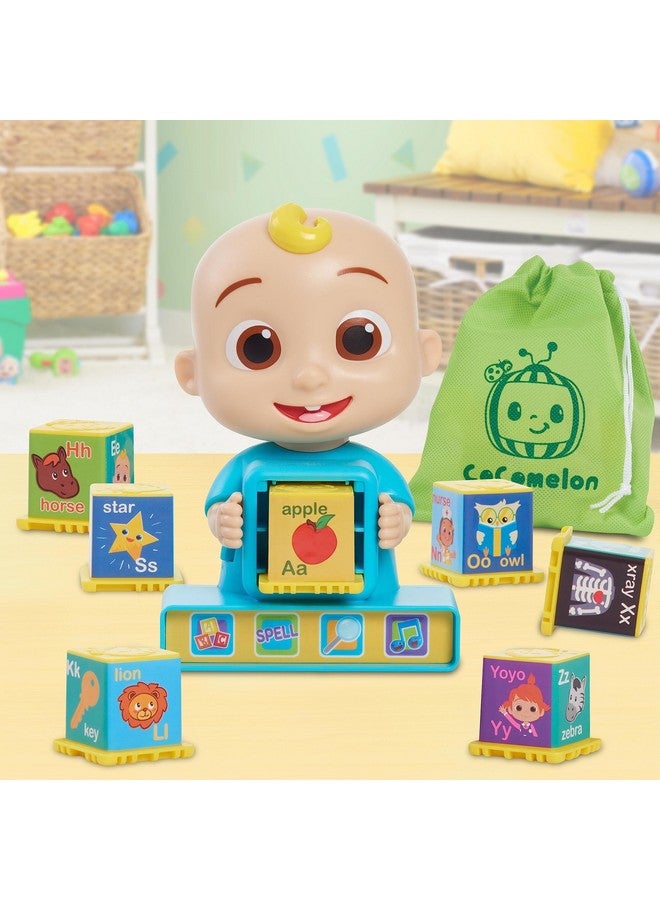 Just Play CoComelon JJ Phonics Fun Interactive Learning and Education Toy, 4 Modes of Play, Animal Dance Song, Spelling, 9-Pieces, Kids Toys for Ages 18 Month - Image 4