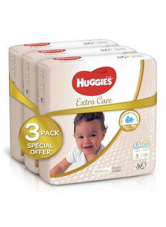 Huggies Extra Care Tape Stye Diapers, 228 Pieces Mega Pack, Size 3, 4-9kg - 12h Protection, Dermatologist Approved, Breathable - pzsku/ZC3170D0B9C635F6B2A3CZ/45/_/1740837714/6444040f-4ca7-4d6a-aaeb-6938659dc274