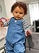 KOKOMANDY Realistic Reborn Baby Dolls Black Boy 26 inch Pippa Reborn Toddler Doll Real Life African American Toddler Silicone Boy Girl Baby Doll with Curly Hair Weighted Body Toys for Kids - Image 4