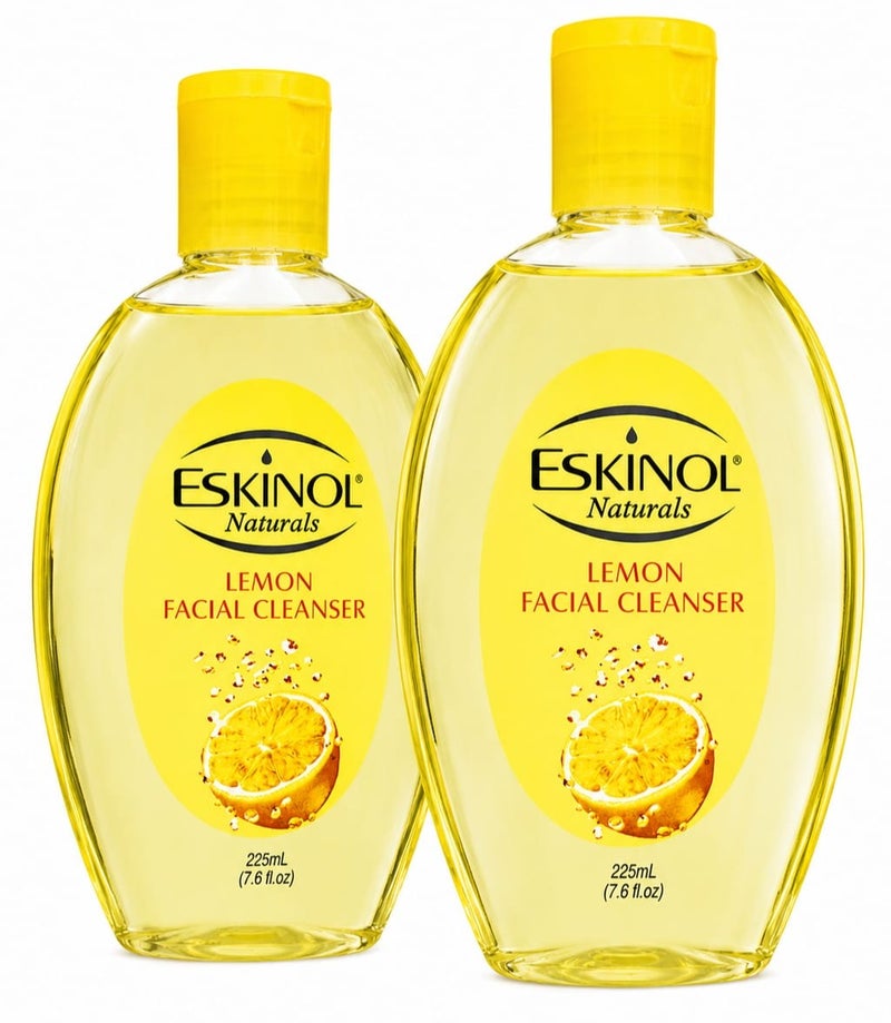 Eskinol Two Pieces Of Facial Deep Cleanser With Lemon Extract 225x2 ml - Image 1