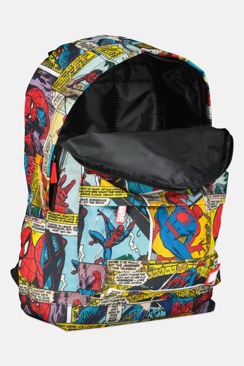 MARVEL Kids Boy Allover Print Backpack, Multicolor - Image 3
