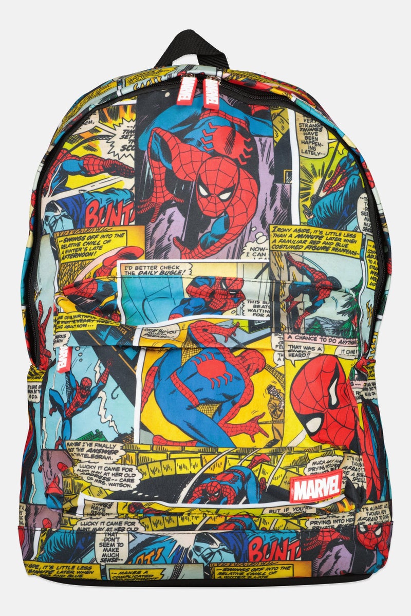 MARVEL Kids Boy Allover Print Backpack, Multicolor - Image 1