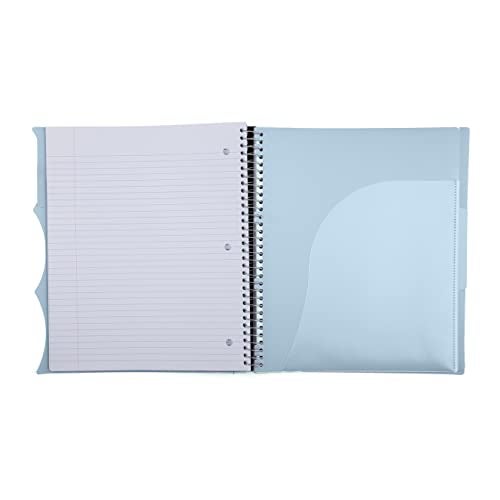 Mintra Office Durable PREMIUM Spiral Notebook (Arctic Ice, 5 Subject (8.5in x 11in)) - Image 4