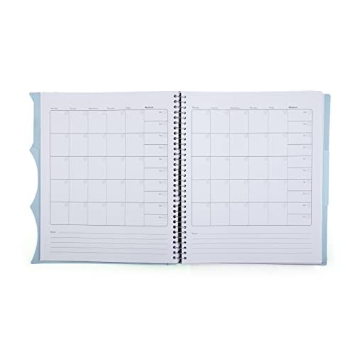 Mintra Office Durable PREMIUM Spiral Notebook (Arctic Ice, 5 Subject (8.5in x 11in)) - Image 5