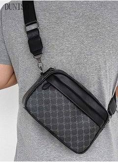 DUNISO Compact Crossbody Bag for Men Waterproof Handbag Multipurpose Shoulder Bag with Buckle Multi-pocket Everyday Carry Bag Sling Bag for Travel Work Sports  - Image 1