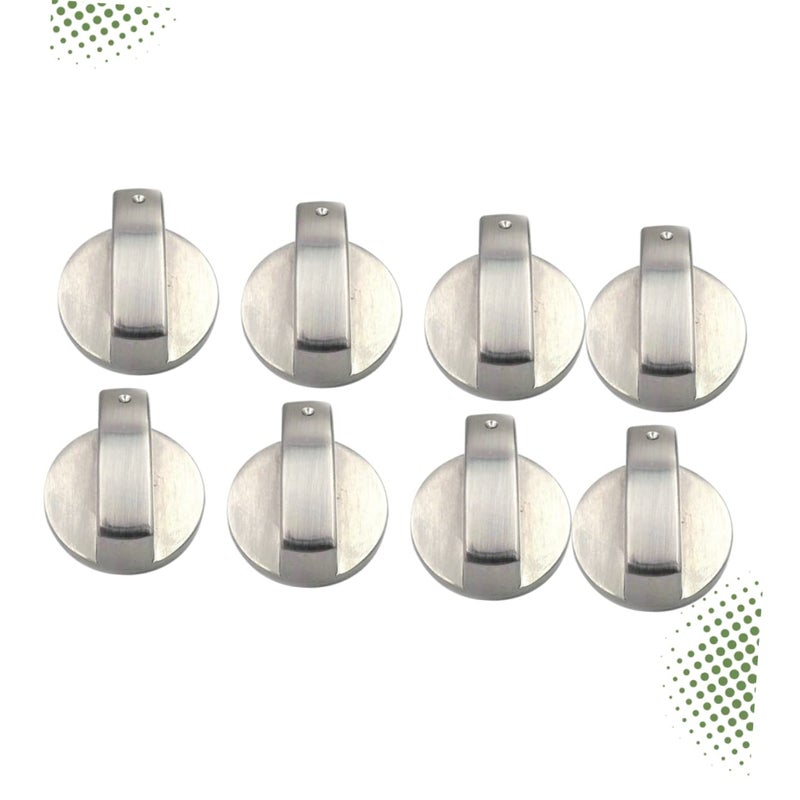 8 Pcs Metal Gas Stove Knobs Replacement On Off Control Dials Easy Installation - Image 5