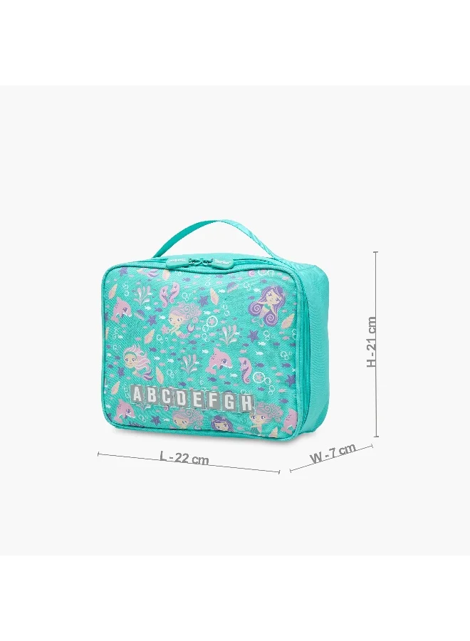 تورسون Lunch/Cooler Bag-Mermaid-1 Cmprt- (Polyester) Blue \ 26X20X9