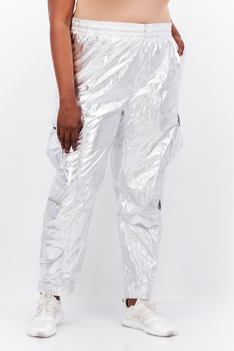 adidas Originals Adidas Originals x Ivy Park Women Sportswear Fit Training Pants, Silver  - Image 1