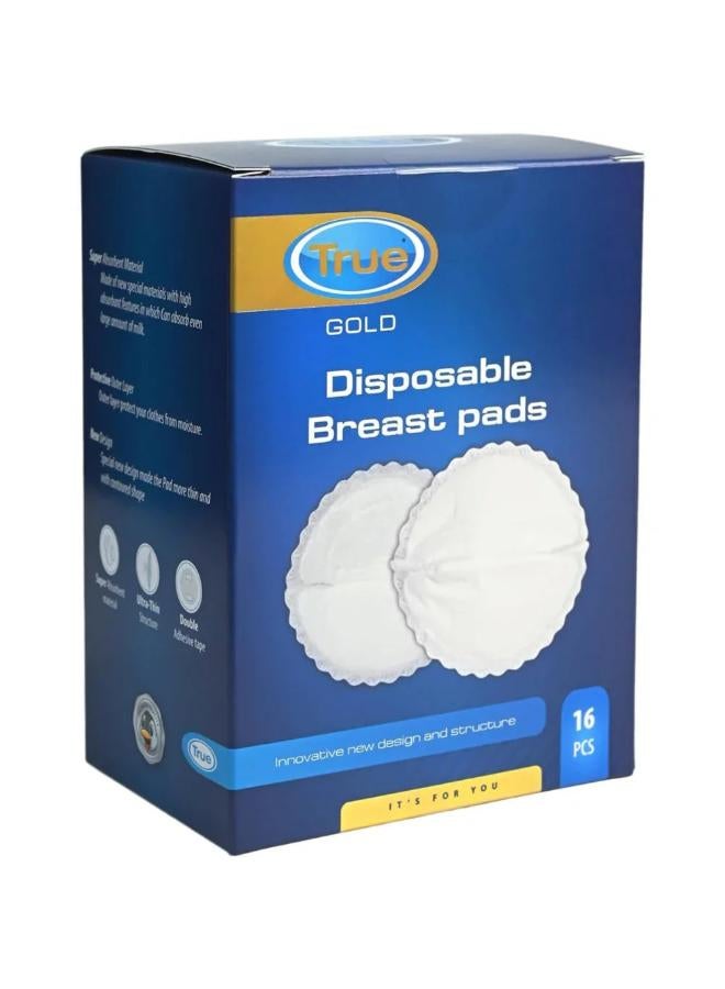True Gold Disposable Breast Pads - (16Pcs) - Image 1