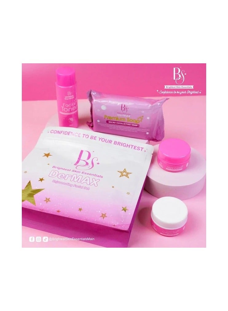 مجموعة تجديد البشرة الأكثر إشراقًا DerMAX