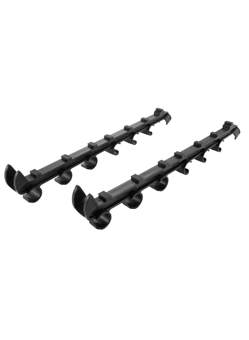 Korg SKH-B SEQUENZ Keyboard Holders | Standard Series Keyboard Stand | Holds Keyboard, Laptop or Mixer | 1 Pair | Black - Image 1