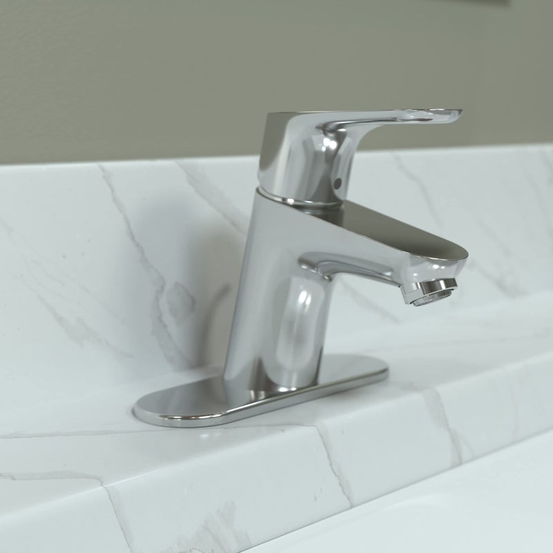 Hansgrohe حنفية حوض الحمام بيد واحدة بارتفاع 1.5 بوصة من هانزغروهي فوكوس مودرن أبغريد سهلة التنظيف بالكروم، 04370000 - Image 3