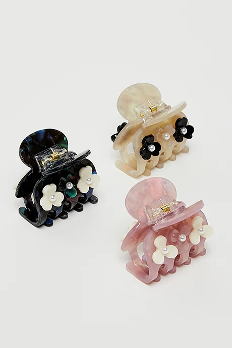 R&B 3 Pack Claw Clips