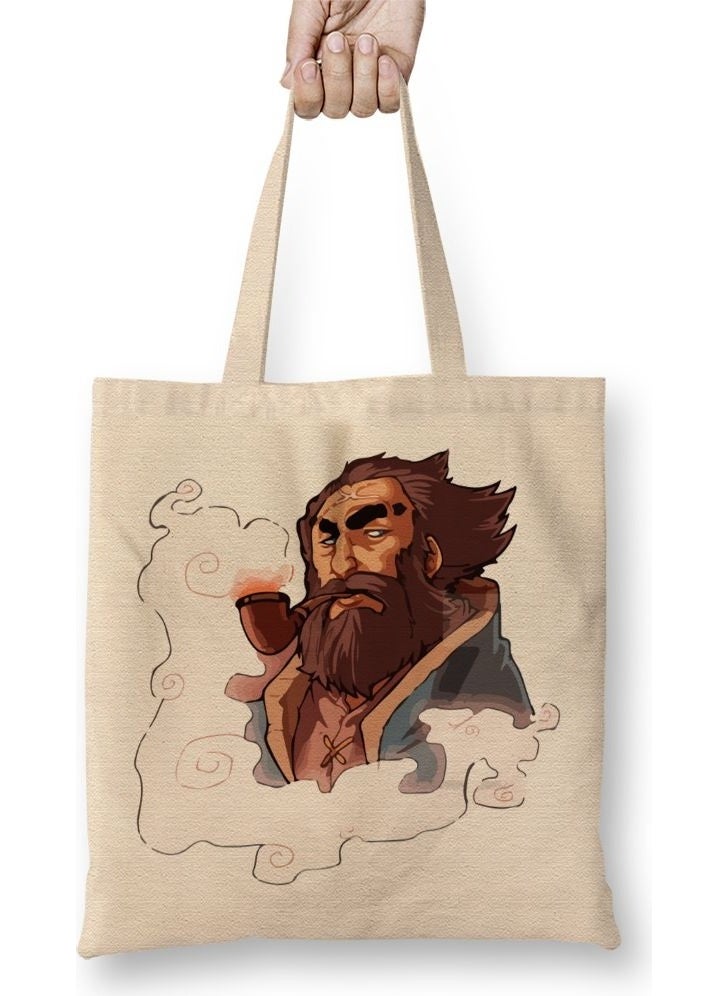 Baskı Dükkanı Print Shop Dota 2 Kunkka Tote Bag Long Handle 