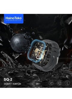 ماركة غير محددة ساعة HainoTeko SQ-2 الذكية - شاشة AMOLED - شحن لاسلكي - 3 أحزمة - متوافقة مع أندرويد وiOS  - Image 3