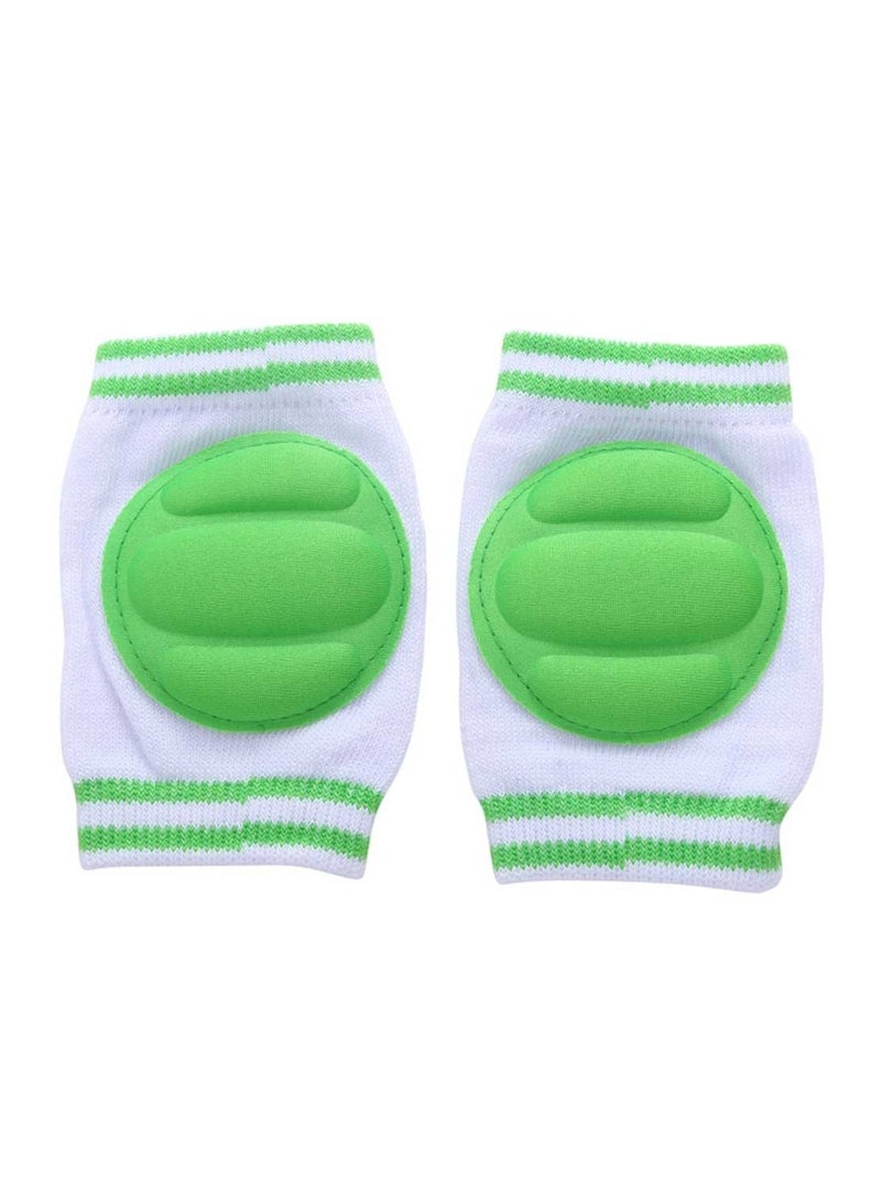 1 Pair Pair Of Safety Knee Pads Green