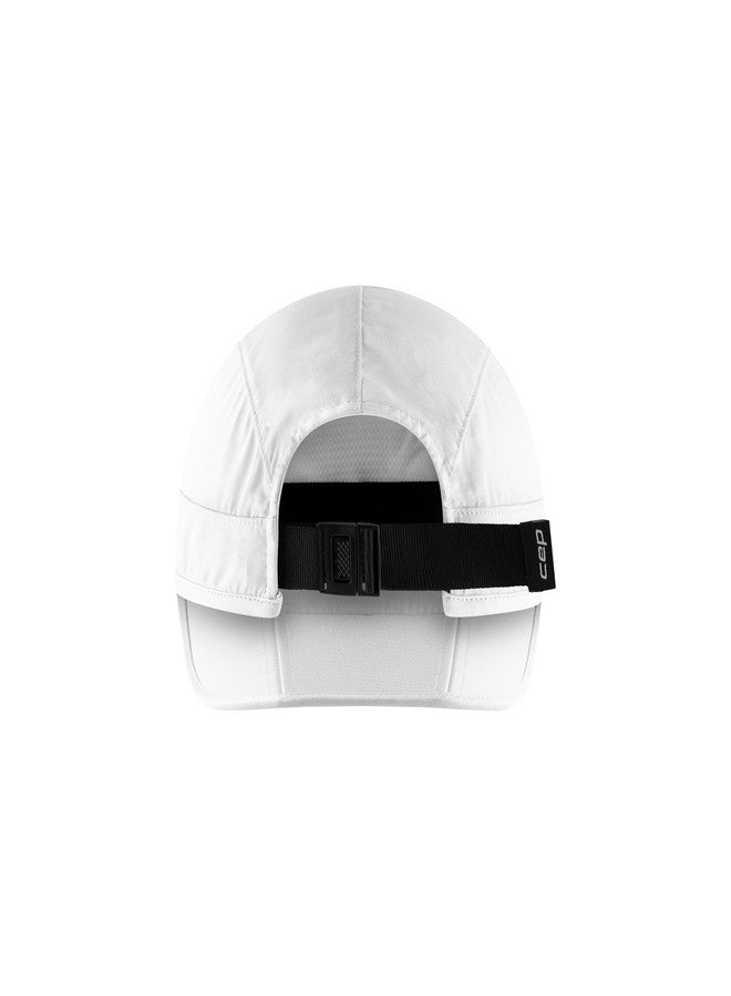 CEP Core Run Foldable Cap, White, Unisex, OS - Image 3