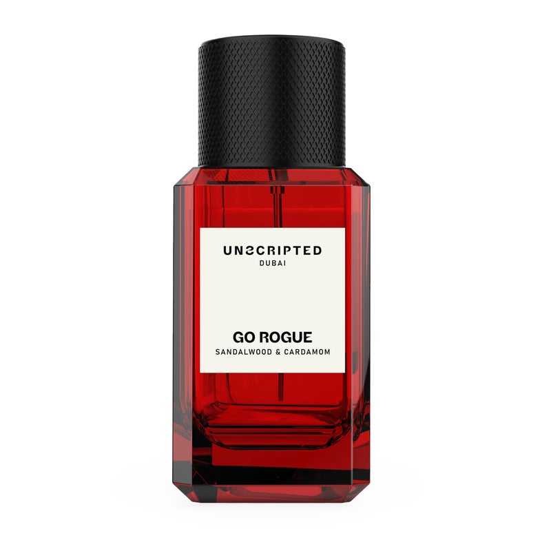 Unscripted Go Rogue - Bold and Unique Perfume for Men - Long-Lasting Men Perfume with Cardamom, Sandalwood and Vetiver for Free Spirits - 1.7 oz - Image 1