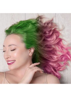 ARCTIC FOX Vegan and Cruelty-Free Semi-Permanent Hair Color Dye (4 Fl Oz, IRIS GREEN)  - Image 3