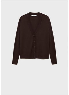 MANGO V-Neck Knitted Cardigan  - Image 5