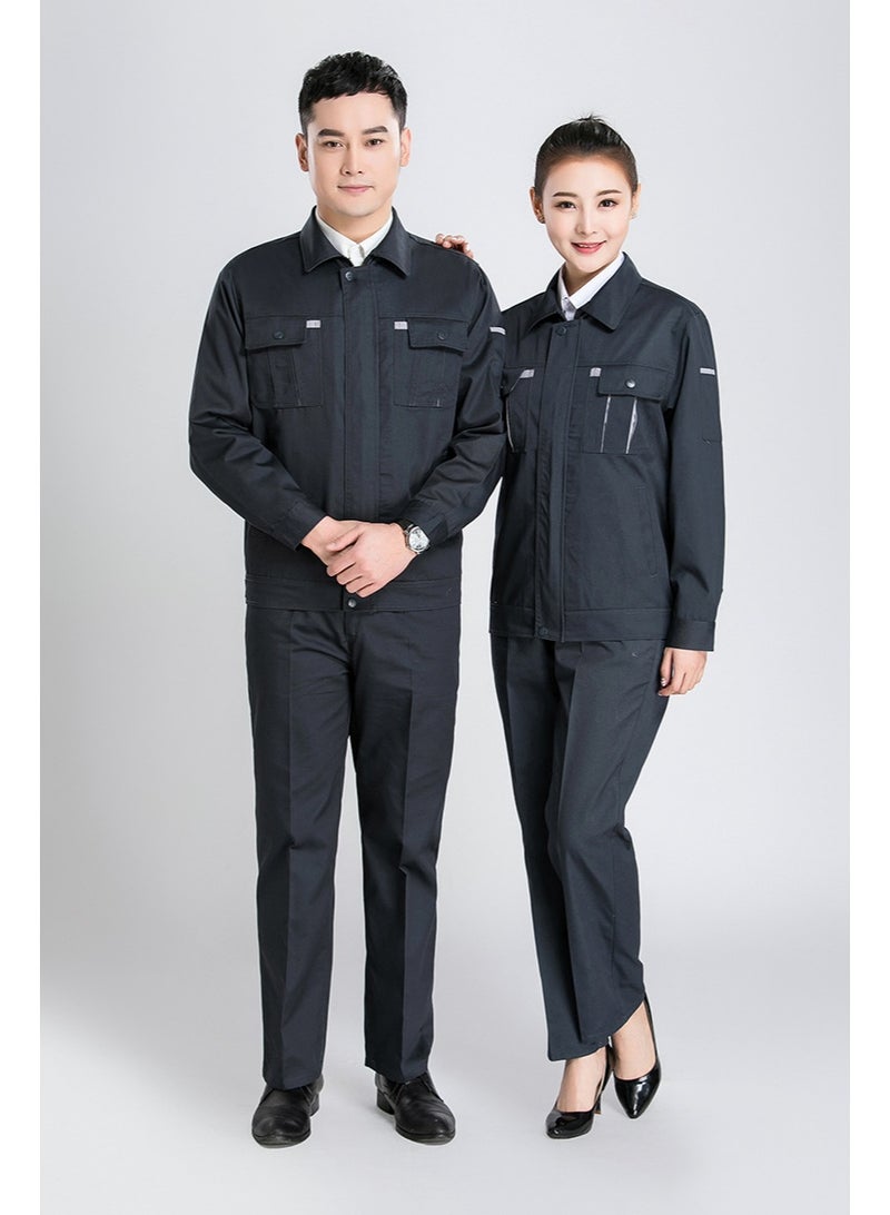 NIBEMINENT Thick Work Clothing Men Cotton Uniforms Long Sleeve Coverall Protective Clothes Overalls Worker Repairman Machanic Auto Repair - Image 1