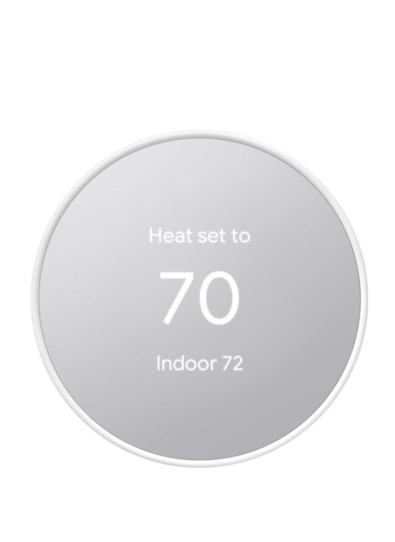Nest Nest Programmable GA01334-US 4th Gen Thermostat - Snow  - Image 1