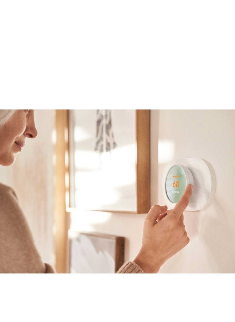 Nest Nest Programmable GA01334-US 4th Gen Thermostat - Snow  - Image 4