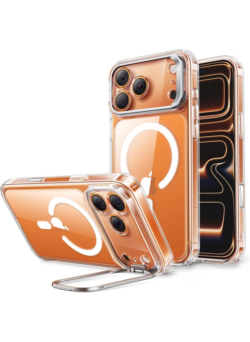 iPhone 17 Pro Max Clear Case with Stand, MagSafe Compatible, Military-Grade Drop Protection - Image 1