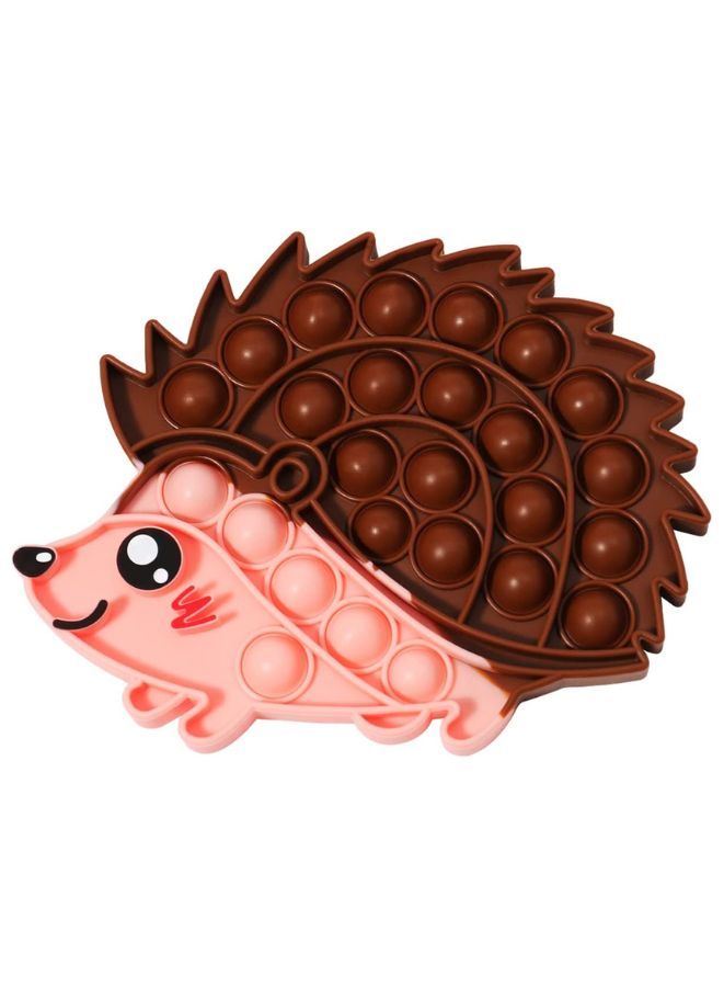 Push Pop Bubble Fidget Toy Silicone Animal Sensory Squeeze Toy Stress Relief Anti-Anxiety ADHD Autism Special Fidget Popper Gift for Kids and Adults Hedgehog A  - Image 1