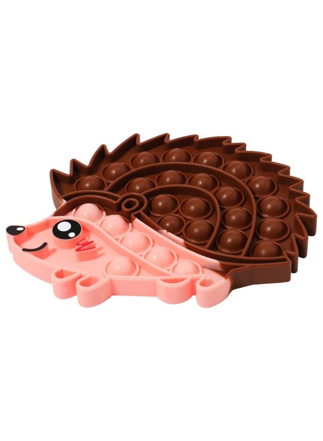 Push Pop Bubble Fidget Toy Silicone Animal Sensory Squeeze Toy Stress Relief Anti-Anxiety ADHD Autism Special Fidget Popper Gift for Kids and Adults Hedgehog A  - Image 2