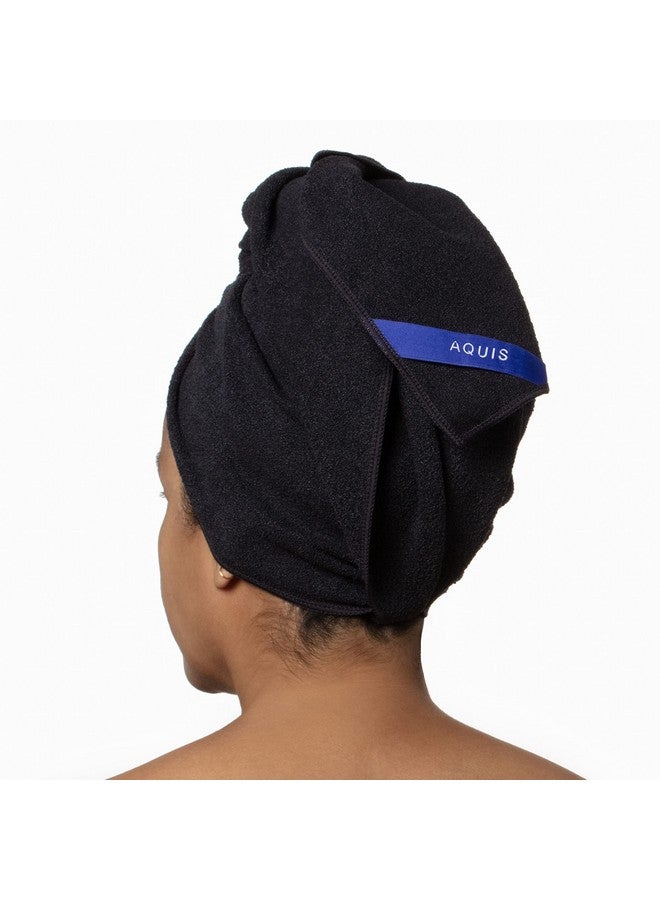 AQUIS AQUIS Towel Hair-Drying Tool, Water-Wicking, Ultra-Absorbent Recycled Microfiber - Image 2
